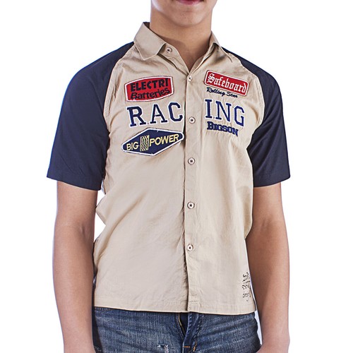 Ed Hardy Toddler-Kids Boys Buttoned short sleeves Shirt - Picture 4 of 15
