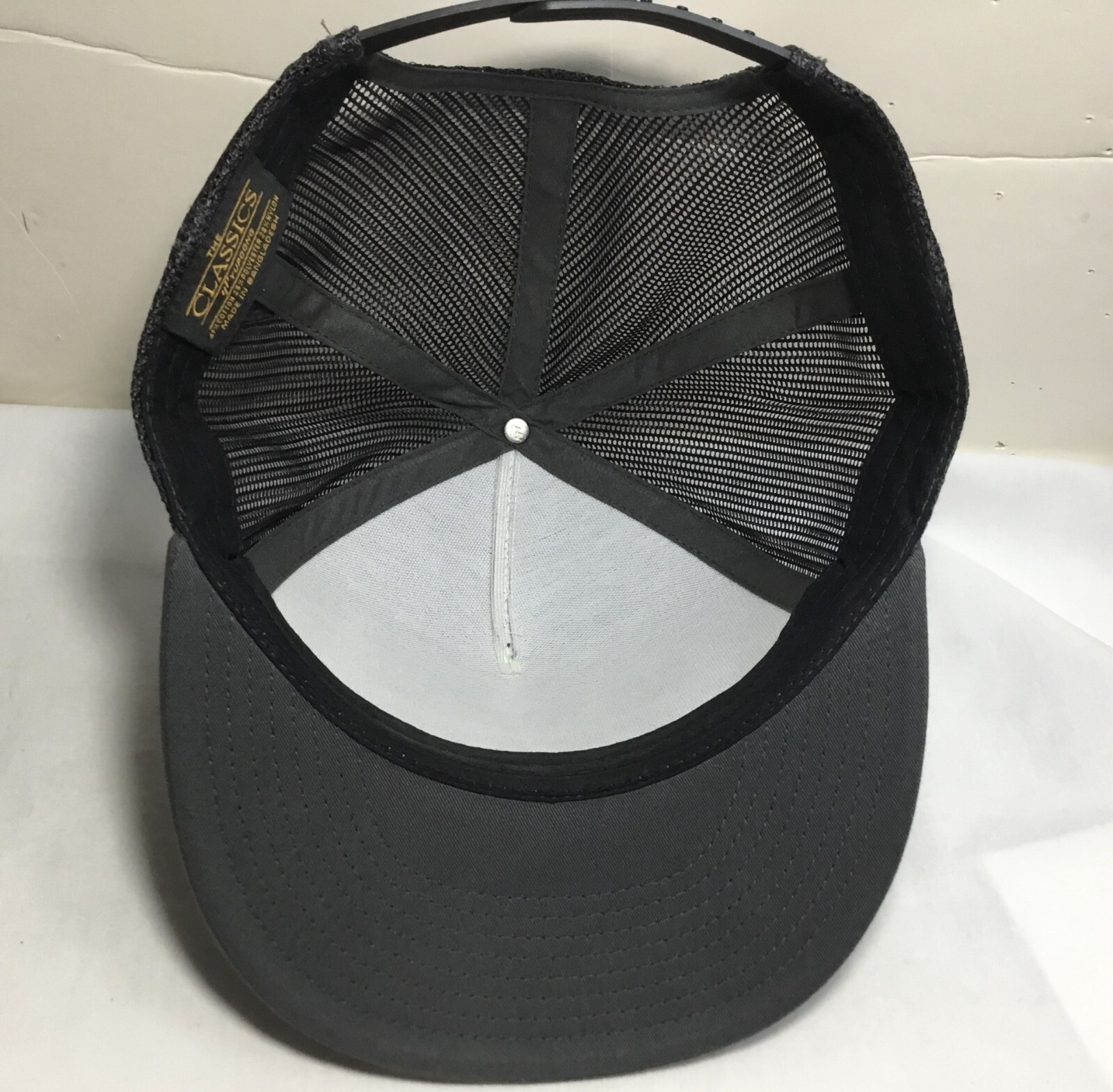 Ripped Crew mesh snapback adjustable cap, gray, b… - image 5