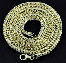 21.00 Grams 14K Solid Yellow Gold Franco Necklace Chain 22 Inch Brand new