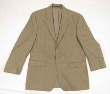 Lauren Ralph Lauren 100 Pure New Wool 2 Button Blazer Sport Coat Jacket 40