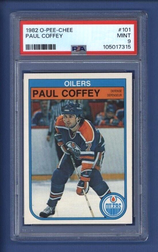 1982-83 O-Pee-Chee #101 Paul Coffey PSA 9 MINT Edmonton Oilers HOF