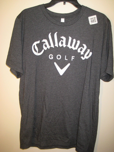 NWT- Callaway Golf Logo- 52% Cotton & 48% Polyester Blend T-Shirt; Men's Size XL - Picture 2 of 19