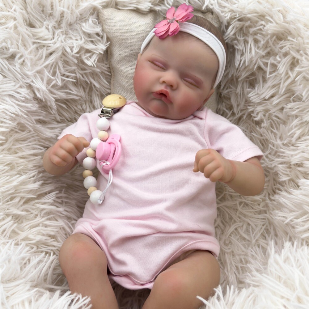 19Inches Realistic Reborn Baby Doll Lifelike Newborn Doll Soft