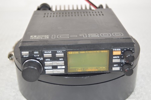 ICOM IC-1200 1200MHz UHF 10W Transceiver Mobil Schwarz Getestet Hervorragend - Bild 5 von 20