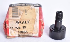 McGill CCF 5/8 SB Cam Follower, Crown Steel, 5/8 in, 16 mm, Lubri-Disc