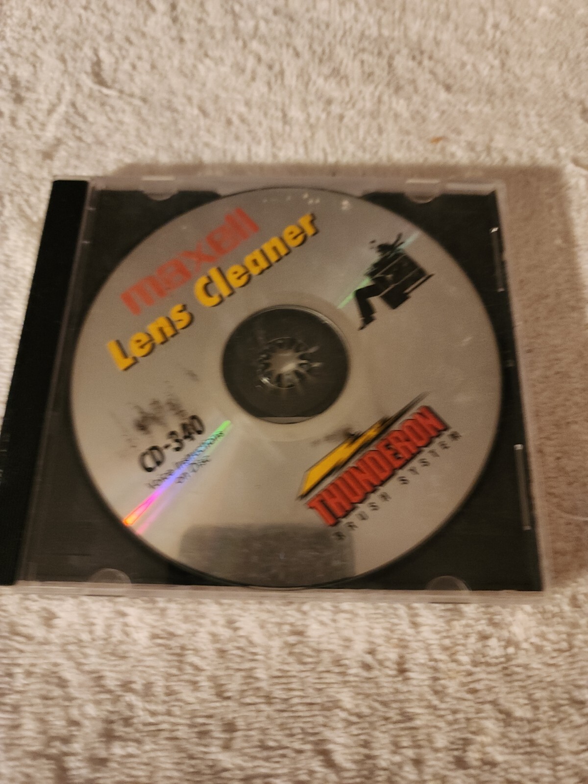 MAXELL DVD CD Lens Cleaner with Advanced Angle Brush System Good