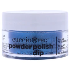 Cuccio Colour Pro Powder Polish Nail Colour Dip System - Blue With Pink Glitter
