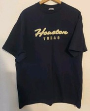vintage USA made Intex 90s y2k Houston Texas tshirt XL Stain on back MADE IN USA