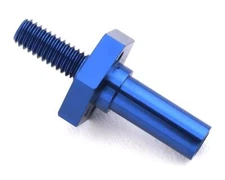 Custom Works Outlaw 4 Aluminum 12mm Hex Front Axle (+5mm Offset) [CSW7258]