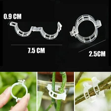 Garden Plant support clips Tomato and Veggie Trellis Twine 50-500 Pcs 25mm