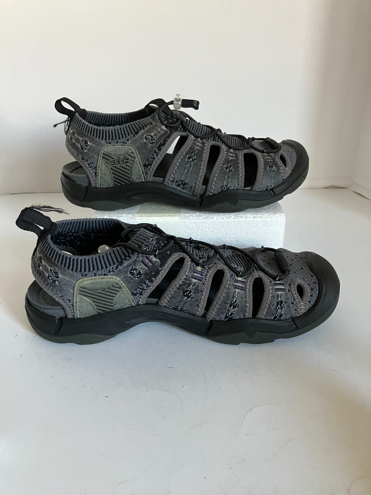 Keen Trail Sandali Scarpe Punta Chiusa Uomo Taglia 8 5 Colore Grigio Resistente agli Odori