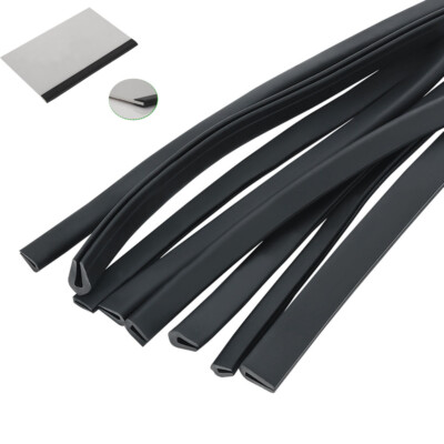 Kantenschutz Gummi Fassungsprofil Gummidichtung U-Profil Steckplatz 0.5mm-12mm