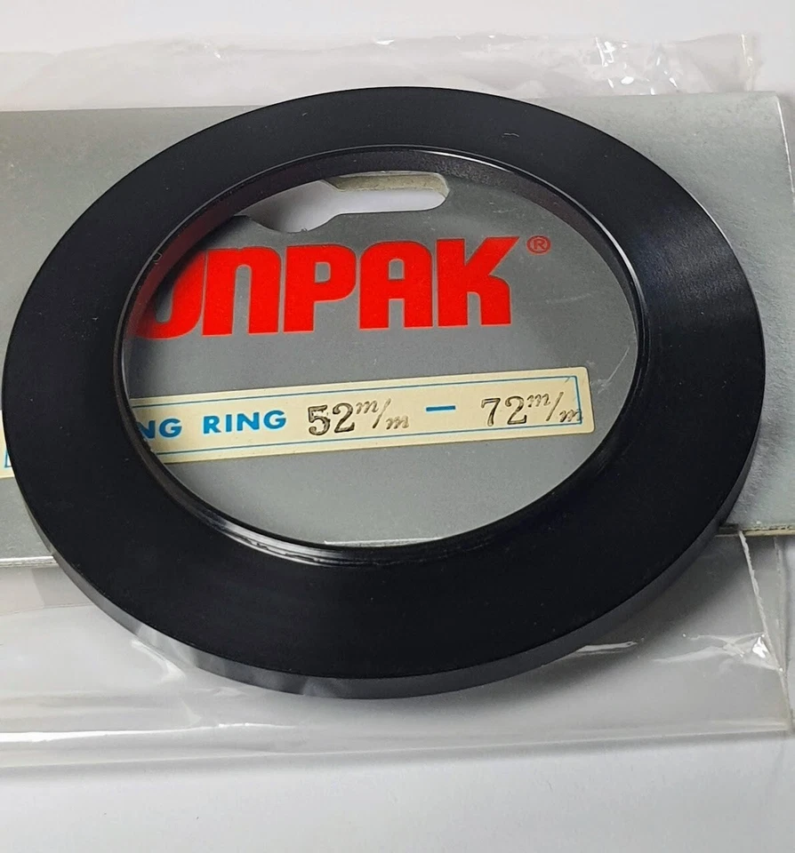 52-72mm Metal Step Up Adapter Ring 52mm Lens to 72mm Filter Converter E52-E72 - Image 4 of 4