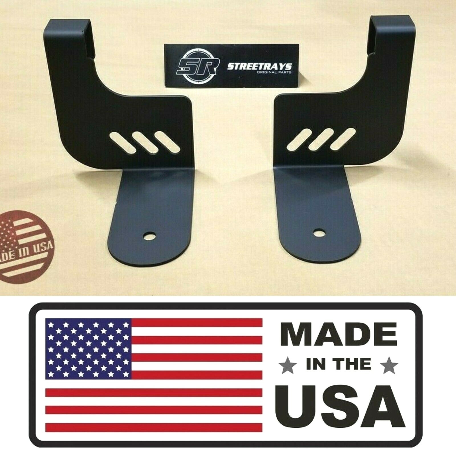 Hold Down Brackets Mounts For Polaris Rzr W/ Rtic 20 Box