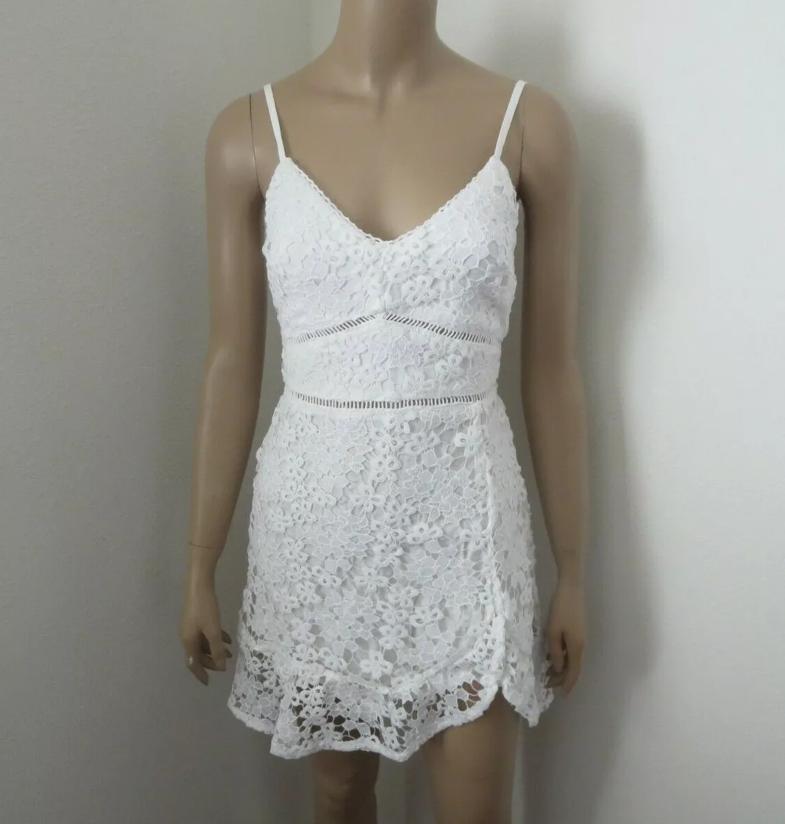 abercrombie and fitch white dress