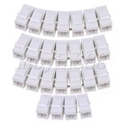25 Piece Cat6 RJ45 Ethernet Inline Jack Coupler Keystone Latch Female to Female