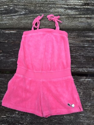Gymboree Love is in the Air Bright Rays Girls Pink Beach Cover Up One Piece 4