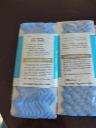 Vintage Set 6 Wrights/Mäntel Nähen Zackenlitze Baby Blau Rosa Aqua Schwarz Neu - Bild 5 von 13