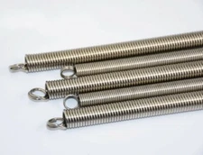 Stainless steel Extension spring Wire Dia 0.3mm~3mm OD 3mm~25mm Length 300mm