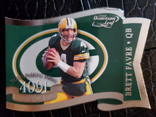 2000 Quantum Leaf Brett Favre BANNER SEASON PASSING YARDS card #BS-1 3969/4091 - Picture 1 of 2