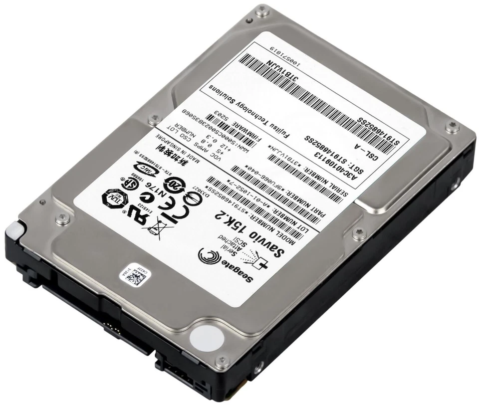 Hard Fujitsu A3C40109113 ST9146852SS 146GB 15000U/Min 16MB SAS-2 2.5 " Inch - Image 2 of 3