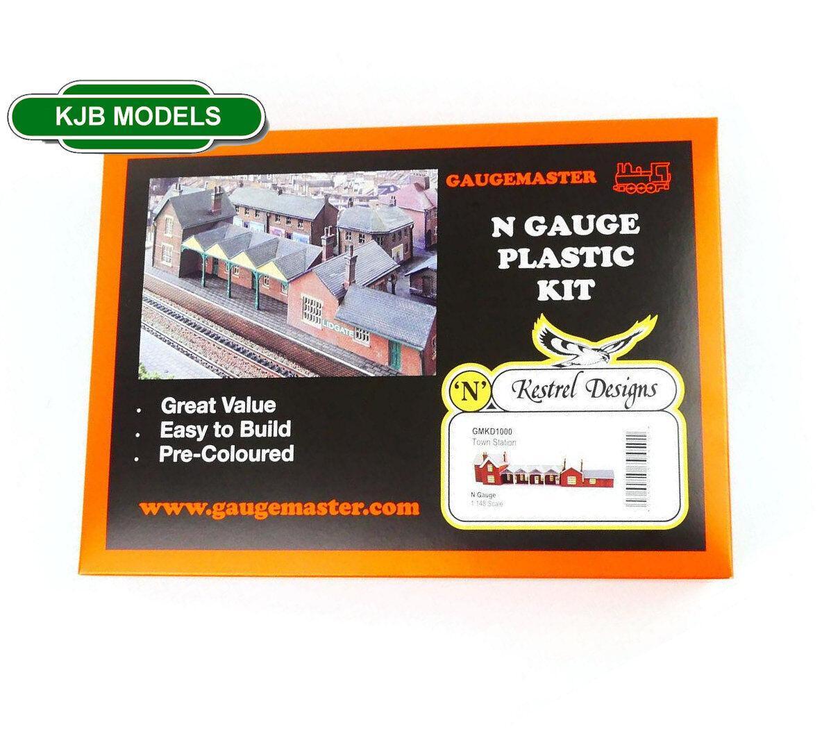 Kestrel GMKD1000 Town Station Building - Plastic Kit N Gauge Gaugemaster