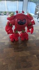 Marvel Super Hero Squad Iron Man Hulk Buster Armor Imaginext Spinning Fist