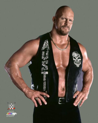 Stone Cold Steve Austin c.1999 WWE Classic Portrait 20x24 Premium