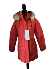Quartz Co Womens Genia Canada Down Jacket Small $875 Nwt 650 Fill Fur