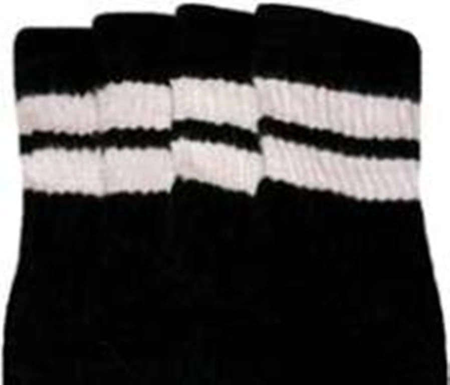 Mid calf striped outlet tube socks