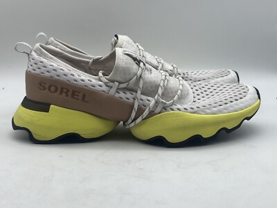 SOREL Kinetic Impact Lace Sneakers Sea Salt Yellow NL4073-126
