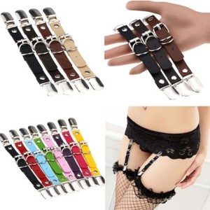suspender belt with metal clips