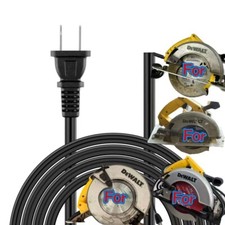  10ft UL AC Power Cord Cable For DeWALT DW360 DW362 DW364 DW384 Circula