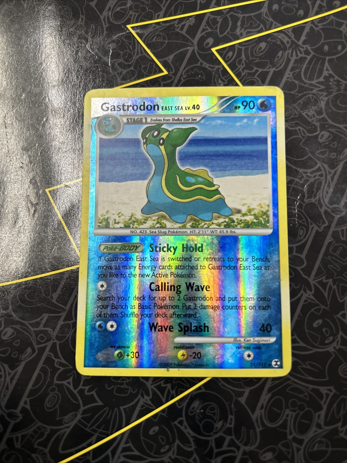 Gastrodon East Sea 21/111 Reverse Holo Rare Pokémon TCG Platinum Rising Rivals
