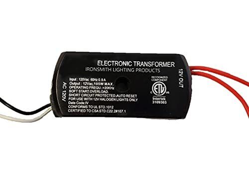 105W Dimmable Halogen Lamp Transformer - 120V Input | 12V Output Auto Restart - 第 1/1 張圖片