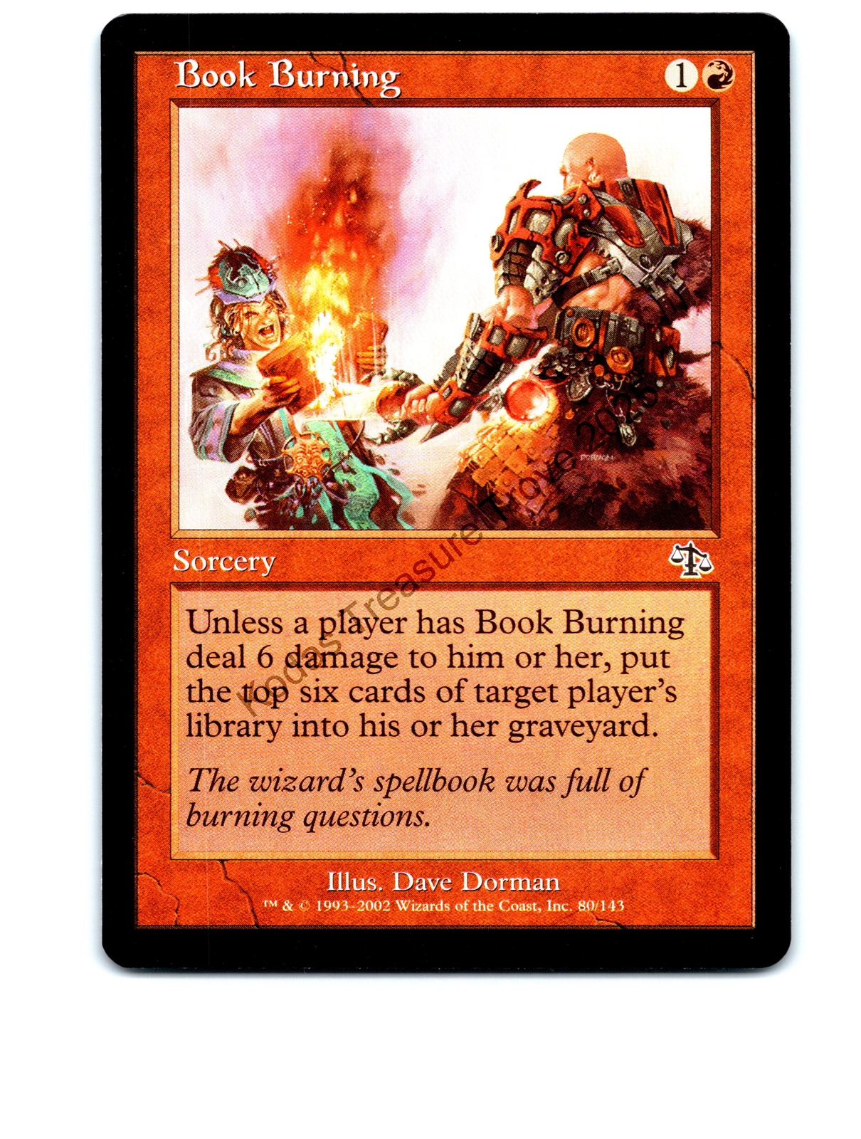 Book Burning #80 Common Judgment MTG NP Near Mint or Better