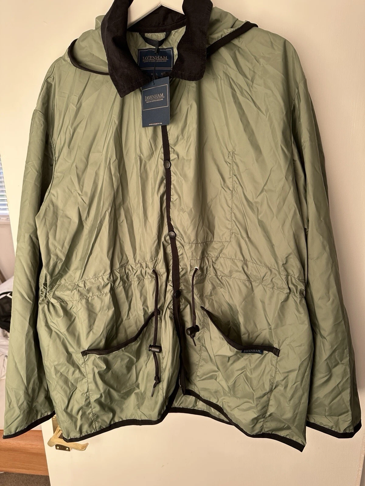 Lavenster Packable Gathered Waist Raydon Mens L Seaspray Green new with tags