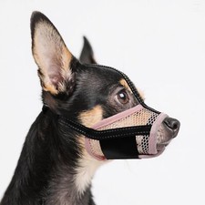 Anti Biting, and Barking, Air Mesh Breathable Dog Muzzle with Reflective Strap