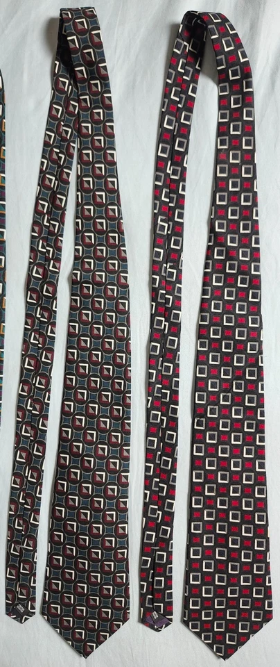 Lote de 6 Corbatas Don Loper Hombre Multicolor Geométricas Vivas Foto 4 de 4