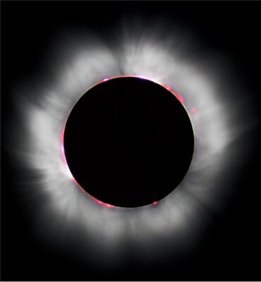 1994 SOLAR ECLIPSE GLOSSY POSTER PICTURE PHOTO PRINT moon sun 9212