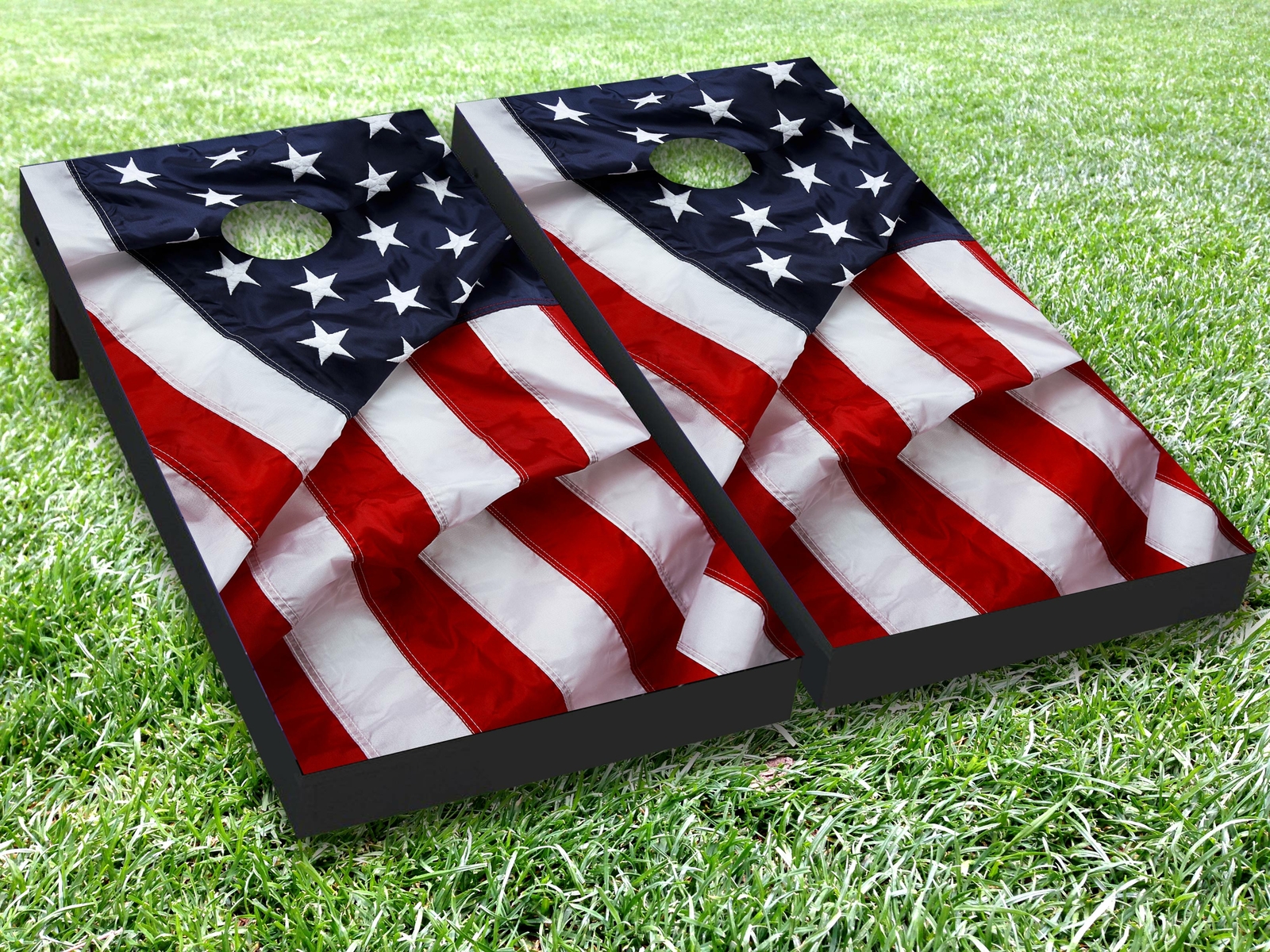 American Flag Cornhole Wrap Board Vinyl Decals Bag Toss Game Stickers