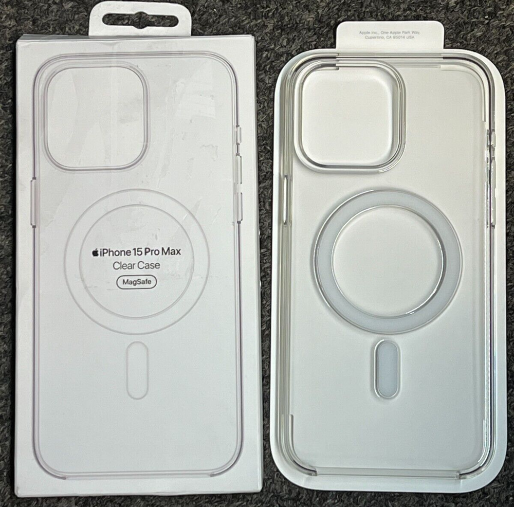 OEM Apple Clear Case with MagSafe for iPhone 15 Pro Max
