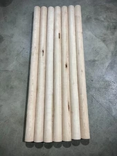 2"x36" *FACTORY-SECOND* Premium Hard Maple Dowel *Kiln Dried* Turning Wood