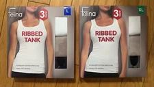 3-Pack Felina Ladies' Ribbed Tank