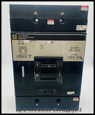 MAP36800 ~ Square D MAP36800 MAL S2 600VAC/250VDC 800A MCCB ~ 90-Day Warranty
