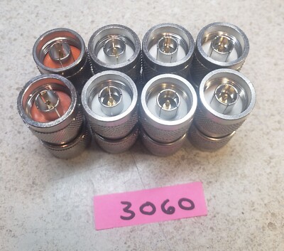 New! Lot of (8) N-N Male Barrels N(M)-N(M)