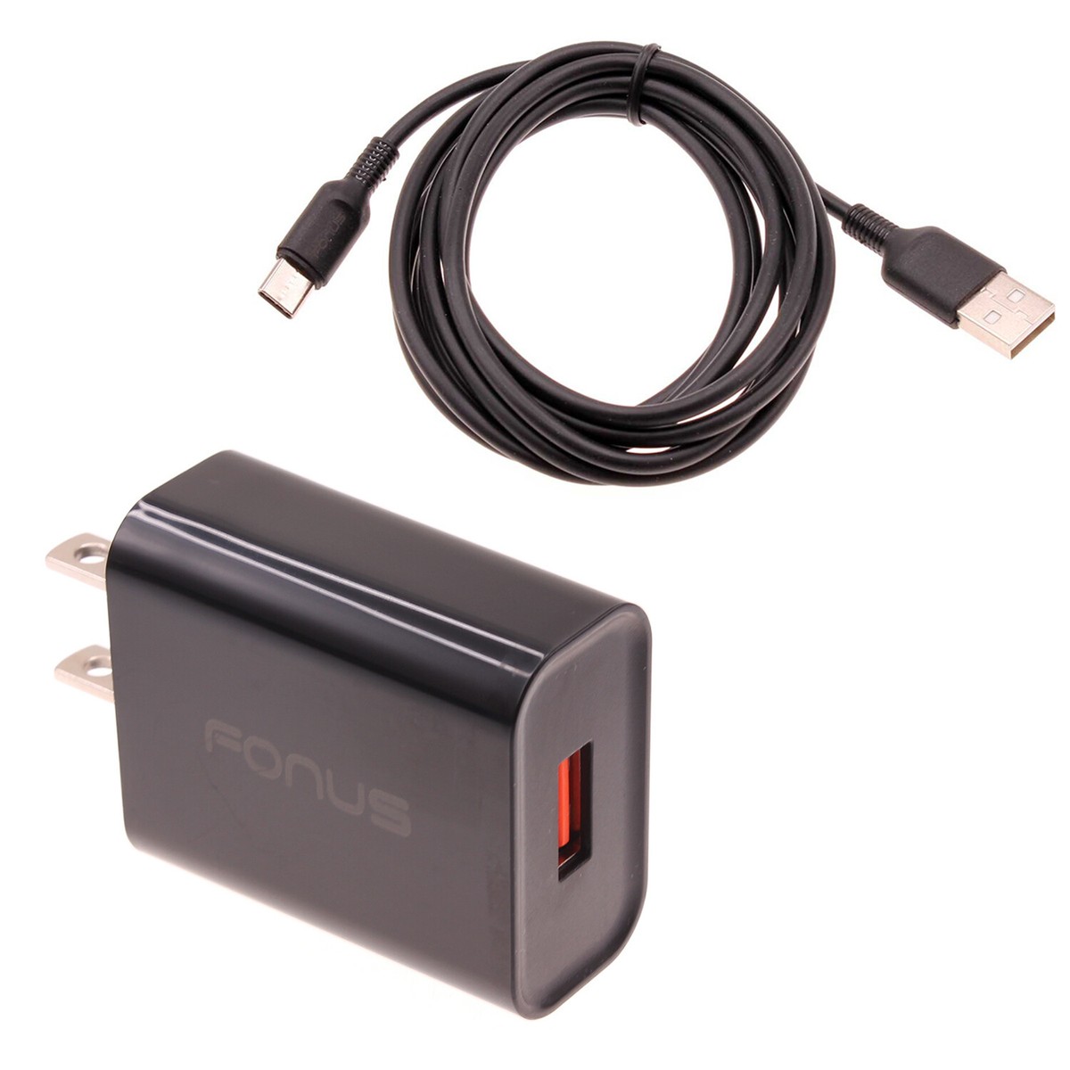 18W FAST HOME CHARGER HOME CHARGER 18W FAST 6FT LONG USB-C CABLE for CELL  PHONES