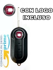 Chiave Telecomando Guscio PER FIAT 500L PUNTO.EVO PANDA LANCIA MUSA YPSILON+logo