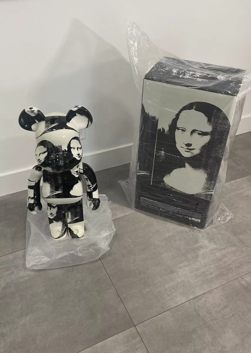 NEW Medicom BE@RBRICK Andy Warhol Double Mona Lisa 1000% Bearbrick