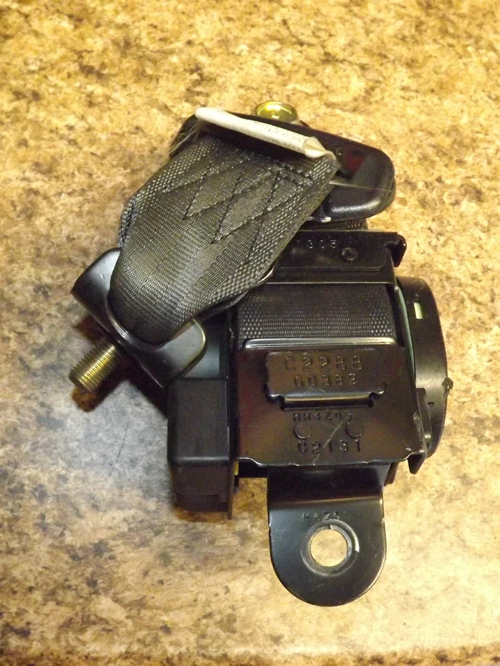 OEM 94-01 Acura Integra DC задняя пассажирская сторона внешний ремень безопасности в сборе черный RL - Изображение 3 из 3